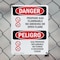 Signmission Propane Gas Flammable No Smoking Danger Sign, Plastic, 7in W x 10in L, 2PK OS-2PACK-DS-P-710-VS-1539 - alternate 6